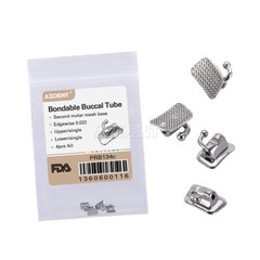 AZDENT 10X Dental Ortho 1st Molar Buccal Tube Bondabl Non-conv MBT/Roth.022/.018