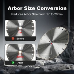 6x Diamond Saw Blades Bushings Fit for Stihl TS400 TS420 TS700 TS800 New