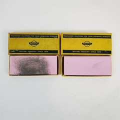 Lot of 2 Grinding Stones Pink & Grey layered grains Pacific in Original boxes.