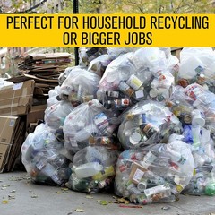 Aluf Plastics 7-10 Gallon 1 Mil Thick Clear Heavy Duty – 24 X 23 – Of 500