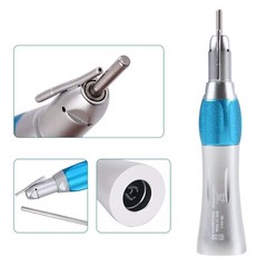 Dental Surgical Straight Handpiece 1:1 Nose Cone W/ External Irrigation Pipe SA