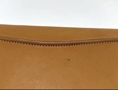 NEW VTG 1996 Franklin Covey SpaceMaker Tan Tobacco Leather Zip Planner 10×7 MINT