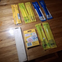 Vintage 1980s Bic Crayola pens color Papermate pencils NOS Lot