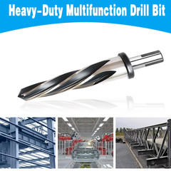 1” Bridge Construction Reamer Drill Bit, M2 HSS Taper Chucking Reamer for Steel