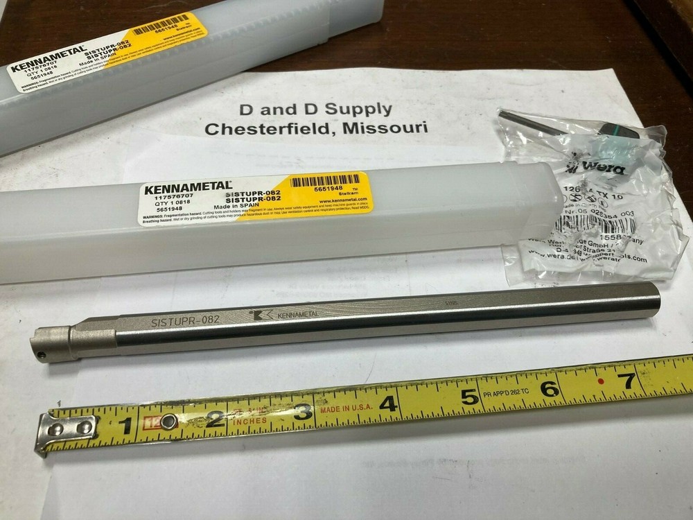Kennametal 5651948, 0.62″ Min Bore, 0.905″ Max Depth, Right Hand Boring Bar
