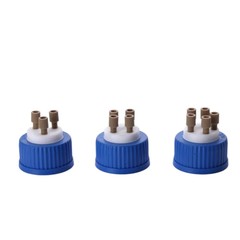 1PC 100 250 500 1000ml bottle cap GL45 cap HPLC solvent bottle cap