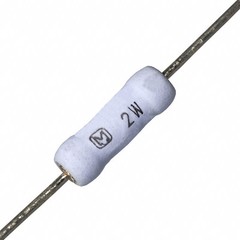 2 pcs ERG-2SJ222, 2.2k (2k2) ohm 2W Metal Oxide Power Resistors.