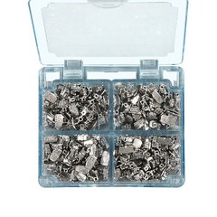200pcs/50Sets Dental Buccal Tube Bondable Non-Convertible Roth 022 Monoblock KW