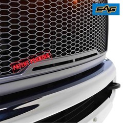 ABS Upper Honeycomb Grille Charcoal Gray Amber LED 10-12 Ram 2500 3500 HD