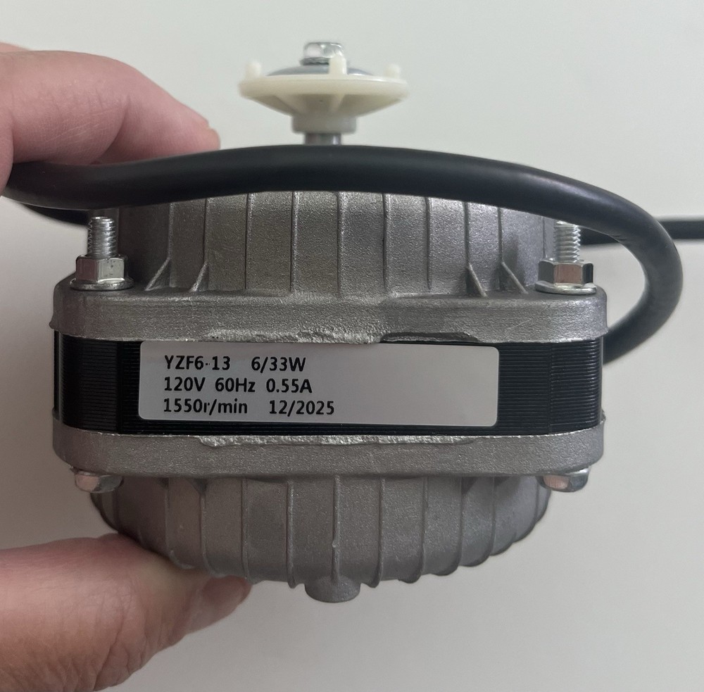 YZF6-13 Condenser Fan AC Motor 1550 RPM 120V 60HZ 33W 0.55A, 1759-686 Evapora…