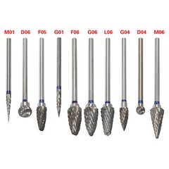Lab Polishing Drills Tungsten Steel Carbide Bur HP 2.35MM Burs 10 Model Dental