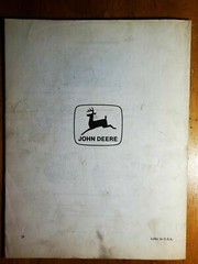 John Deere B Grain Drill Predelivery Instructions Manual PDI-M15553M j8 10/68