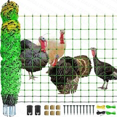 Portable Electric Poultry Netting Fence 47.5″H x 168′ L Livestock Nets Mesh