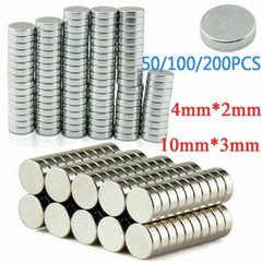 Super Strong N35 Round Disc Neodymium Mini Fridge Magnet Rare Earth 4X2mm 10x3mm