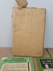 John Deere No. 490 Four-row Tractor Corn Planter & Attachments Operators Manuals