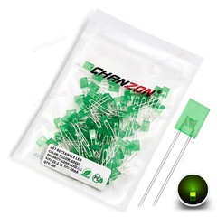 100pcs 2x3x4 2x5x7 5x4x6 mm Rectangle Square Oval Clear Diffused Color LED Diode