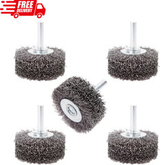 5-Pack High-Speed 20000RPM Conflex Steel Wire Wheel Brushes
