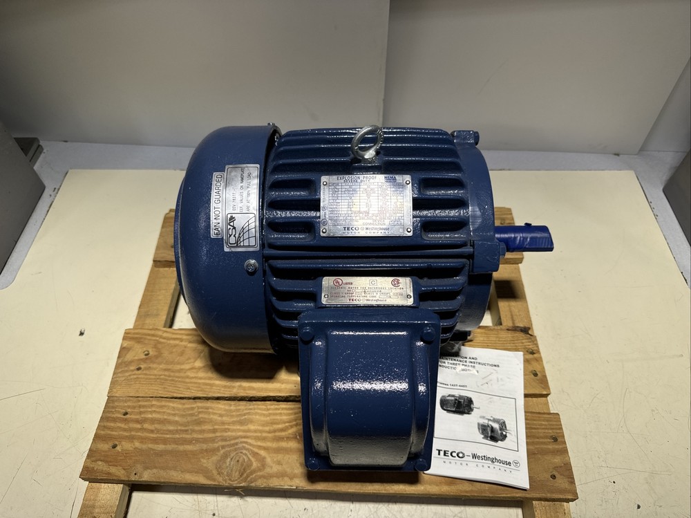 *NEW* Teco Westinghouse XP1/56 Explosion Proof Motor Type AEHHXV 1-1/2HP