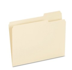 Oxford/Pendaflex Manila File Folders, 1/3 Cut Tabs, Letter Size, Custom Qty