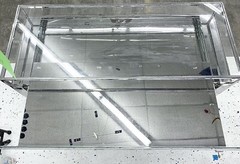 BARNEYS NEW YORK Chrome And Glass Display Cabinet Designed By PETER MARINO
