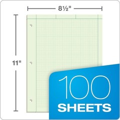 TOPS Engineering Computation Pad, 8-1/2″ x 11″, 100 Count (Pack of 1), Green