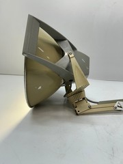 Vtg Burton 220 Industrial Medical Dental Wall Mount Exam Lamp Light Adjustable