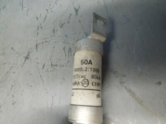 Set of 2 – Hawker BA050 / 50K07 50A 550V AC Fuses Used