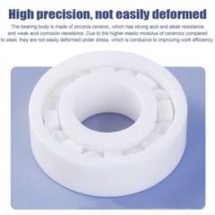 ZrO2 Zirconia Full Ceramic Ball Bearing Miniature Bearings Various Sizes