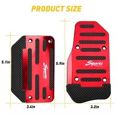 Universal Non-Slip Automatic Gas Brake Foot Pedal Pad Cover Car Accessories