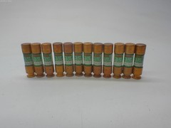 FUSETRON FRN-R-30 FUSE GREEN LOT OF 12 NSNP