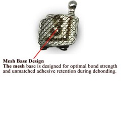 1X EASYINSMILE Dental Self-ligating Metal Brackets Brace Orthodontic ROTH/MBT022