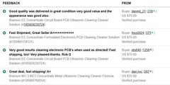 Branson EC Concentrate Circuit Board PCB Ultrasonic Cleaning Cleaner Solution
