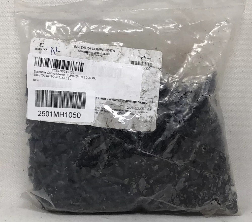 Essentra Components SLPB-2M-B Snap Latch 1000 pk. Black