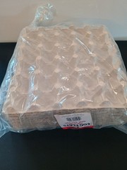 30-Count Egg trays 12 pcs Trays; Biodegradable Recycled Pulp Paper Farm Fresh
