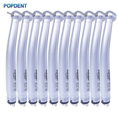 1-10Pcs NSK Style Dental (LED E-generator) High Speed Handpiece 4Hole POPDENT