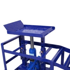Auto Car Truck Service Ramps Lifts, Garage Car Lift Hydraulic Ramps Blue 5 Ton