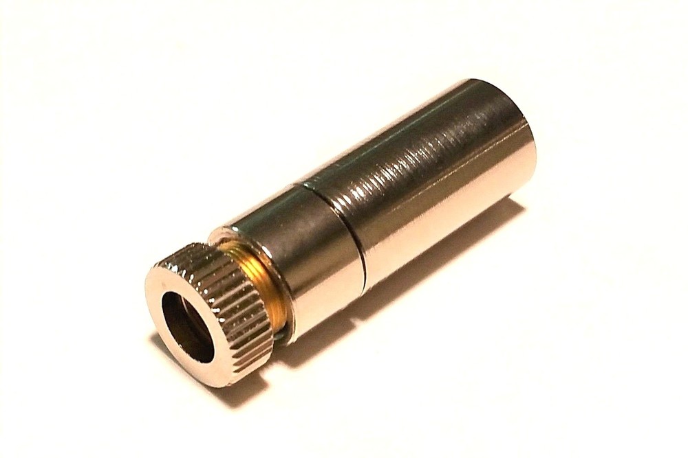 Laser Diode Housing w/ G-2 Lens – 9mm / TO-5 – 12mm x 30mm – SOLID BACK M9x0.5mm