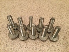 (100) M6 X 1.00 X 20 Stainless Steel DIN 6921 A2 Hex Flange Bolts M6x20mm Flange