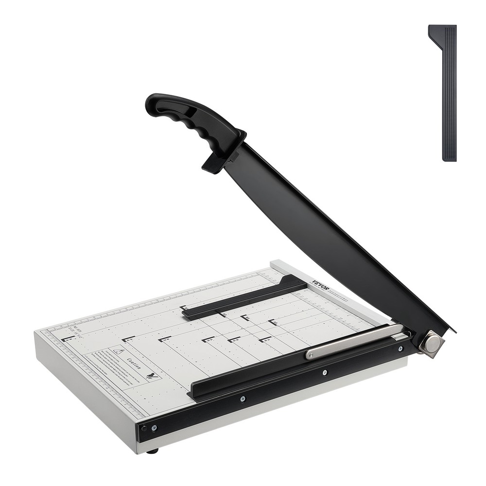VEVOR Paper Cutter Guillotine Trimmer 15″ 16 Sheets Cutting Capacity Metal Base