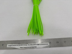 (50) NEW Gardner Bender 8″ Nylon Cable Zip Ties – FLUORESCENT GREEN – 18lbs