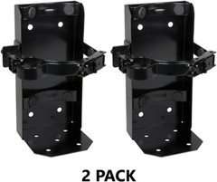✅🔥🧯2 PACK-H.D. WATER FIRE EXTINGUISHER OUTDOOR/RUNNING BOARD VEHICLE BRACKETS