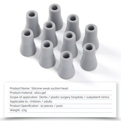 Dental Chair Saliva Ejector Strong /Weak Suction Rubber Snap Tip Adapter/ Handle