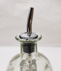 (1x) 1.5 oz Liquor Bottle MEASURED POUR SPOUT Chrome 285-50 Pourer For Patron750