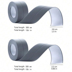 Self Adhesive Waterproof Caulk Strip Tape 126″ Kitchen Bathroom Sealing Tile Gap