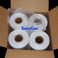 4 Roll 11X14 LDPE Clear Produce Grocery Supermarket Bag