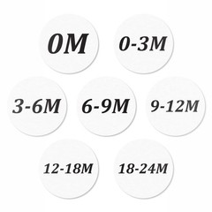 Officesmartlabels – M0 To M18-24 Sticker Bundle For Retail Store