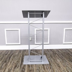 Single Truss Podium Metal Pulpit Church Lecter Presentation Conference Puipit