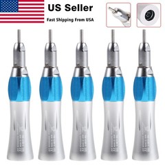5x Dental Low Speed Straight Nosecone Handpiece 1:1 fit NSK E-type Motor Bc