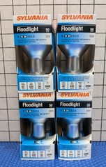 (4)SYLVANIA 50W R20 Narrow Floodlight Philips Director Track Hi Hat Long Neck