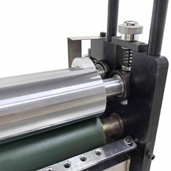 Paper Lather Glue Coating Machine Double-Sided Glue Applicator 15.3″ Soft Roller